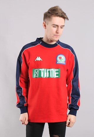 VINTAGE KAPPA BLACKBURN ROVERS SWEATSHIRT