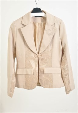Vintage 00's blazer jacket in beige