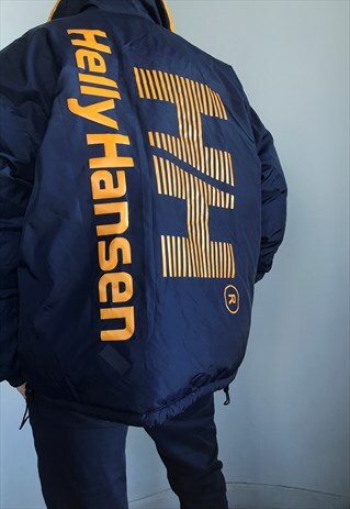 VINTAGE 90' OLDSCHOOL COOL UNISEX PUFFER DOUBLE SIDE JACKET