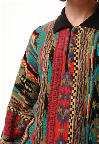 90S VINTAGE WORLD OF FASHION OLDSCHOOL JUMPER 14303