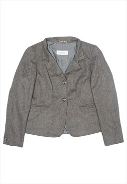 MAX MARA Blazer Jacket Grey Wool 90s Womens UK 14