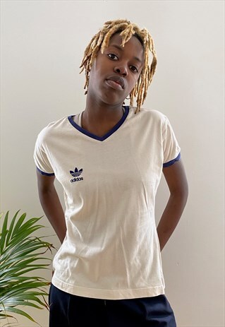 VINTAGE 90'S ADIDAS CROPPED T SHIRT CROP TOP
