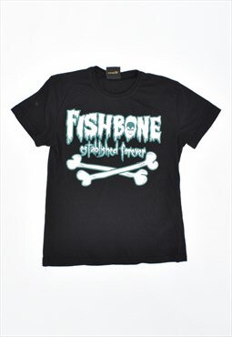 Vintage 90's Fishbone T-Shirt Top Black