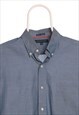 TOMMY HILFIGER 90'S LONG SLEEVE SHIRT LARGE BLUE