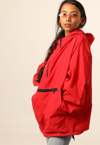VINTAGE WOOLRICH PULLOVER HOODED FESTIVAL JACKET