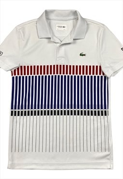 Lacoste Sport Vintage Men's White Ultra Dry Polo Shirt