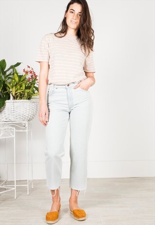 VINTAGE 80S LEVIS CUT OFF /AVELINAS REWORK/ S0233