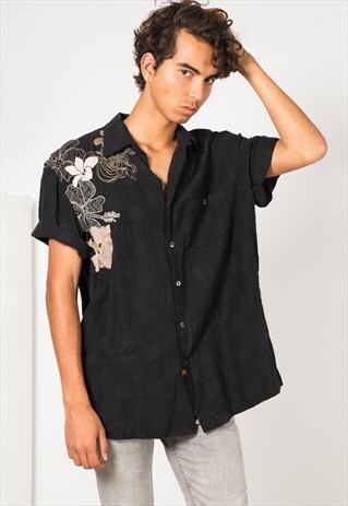 VINTAGE 80S HAWAIIAN SHIRT / S1676