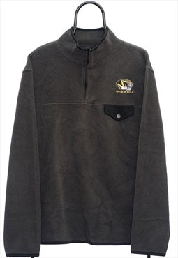 Vintage NCAA Mizzou Tigers Grey Fleece Mens