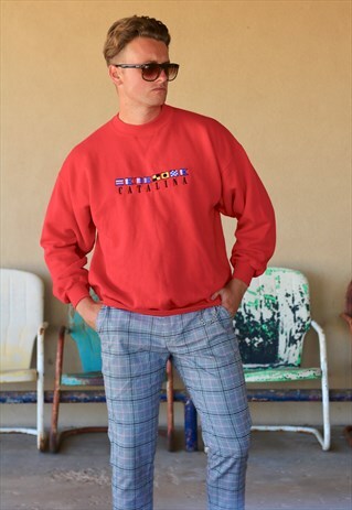 CATALINA USA CALIFORNIAN ISLAND SWEATSHIRT ROUTE 66, TX
