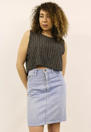 VINTAGE 1990S LIGHT BLUE DENIM SKIRT