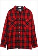 Vintage 90's Bay Area Shirt Flannel Long Sleeve Button Up