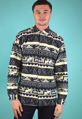 VINTAGE 90'S BUTTON UP FLEECE