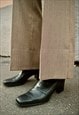 VINTAGE CESARE PACIOTTI BLACK LEATHER SHOES