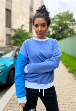 Tribute Seven  Handmade Sweatshirts Blue