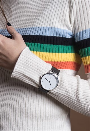MESH BLACK VINTAGE WATCH