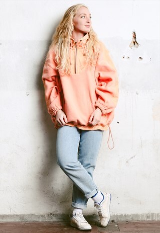 VINTAGE 80S OVERSIZED FLEECE SWEATSHIRT