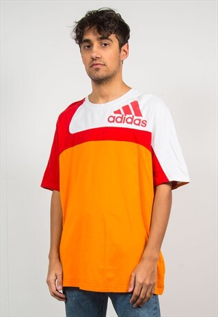 ADIDAS ORANGE T-SHIRT