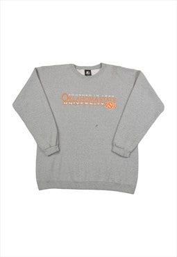 Vintage Starter Oklahoma State University Sweatshirt Grey L