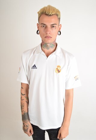 VINTAGE ADIDAS FOOTBALL SHIRT REAL MADRID (2544)