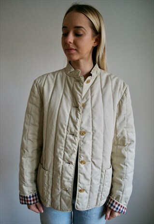 VINTAGE 90'S AQUASCUTUM QUILTED JACKET