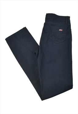 Vintage Workwear Pants Straight Leg Navy Ladies W30 L32
