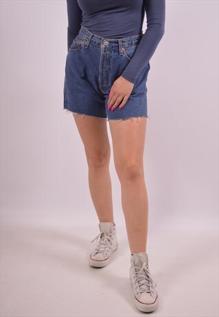 VINTAGE LEVI'S DENIM SHORTS BLUE