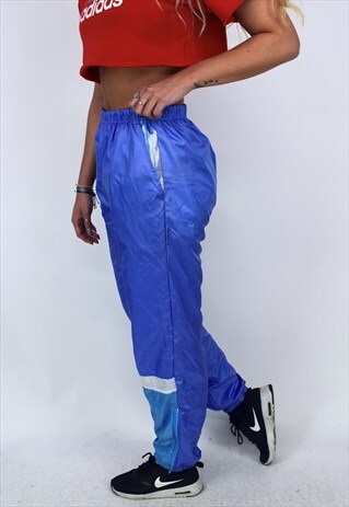 VINTAGE 90'S BLUE AND PURPLE TRACKSUIT BOTTOMS