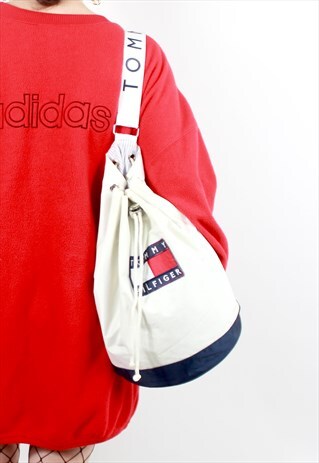 90'S RARE RETRO WHITE BUCKET BAG