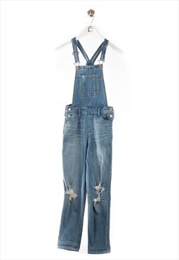 Vintage hollister  Dungarees Ripped Look Blue