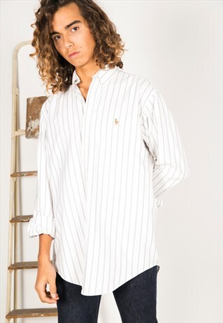 VINTAGE 80S POLO RALPH LAUREN SHIRT / R0533