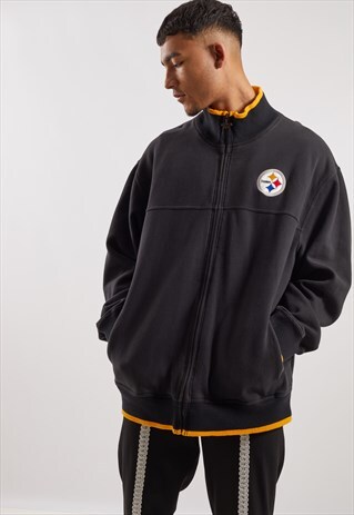 VINTAGE NFL PITTSBURGH STEELERS ZIP UP JACKET