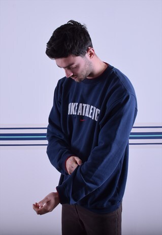 NAVY NIKE ATHLETIC SWEATSHIRT