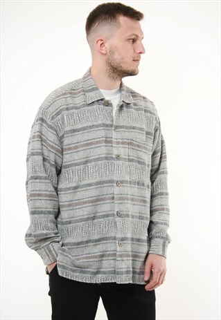 90S VINTAGE OLDSCHOOL RARE COTTON SHIRT 14223
