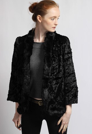 VINTAGE FAUX FUR JACKET