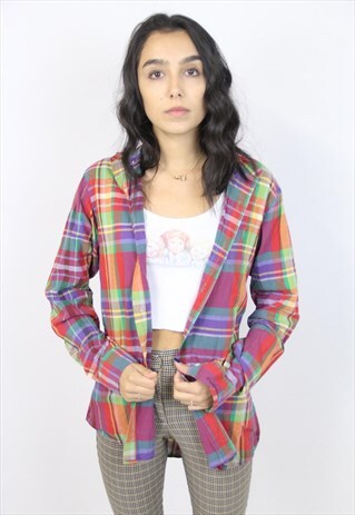 VINTAGE POLO RALPH LAUREN CHECK SHIRT