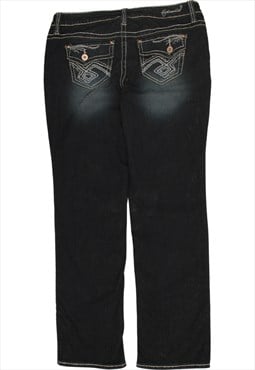 Hydraulic Jean 90's Denim Jeans Straight Leg Baggy Trousers 