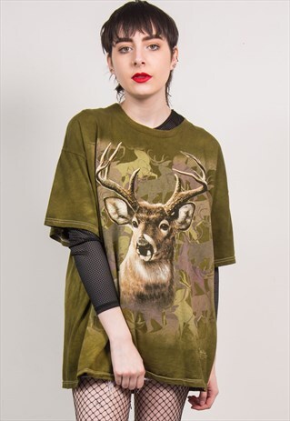 VINTAGE 90'S STAG T-SHIRT