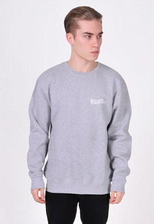 SALE - GREY LOGO (WHITE) SWEATSHIRT