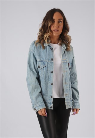 DENIM JACKET LEVIS 'SPECIAL RESERVE' VINTAGE UK 10 (K4K)
