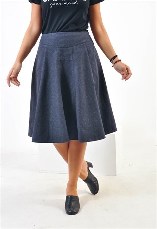 VINTAGE HANDMADE WARM MIDI SKIRT