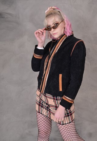 VINTAGE BLAZER JACKET IN BLACK