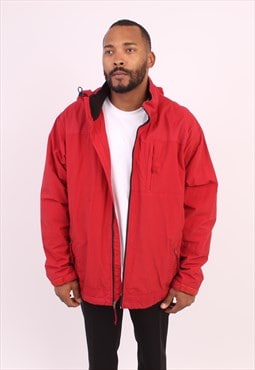 Men's Vintage Chaps Red Rain Coat/Jacket 