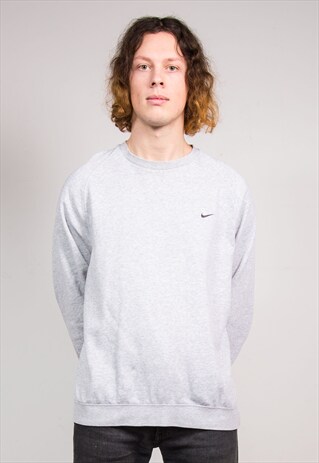 90'S VINTAGE LIGHT GREY NIKE SWEATSHIRT JUMPER