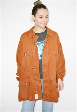 Vintage 90s Rare GIORGIO ARMANI Coat Jacket Made in ITALY