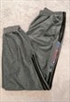 ADIDAS JOGGERS ONE WORLD LOGO TRACK PANTS WAIST 36"