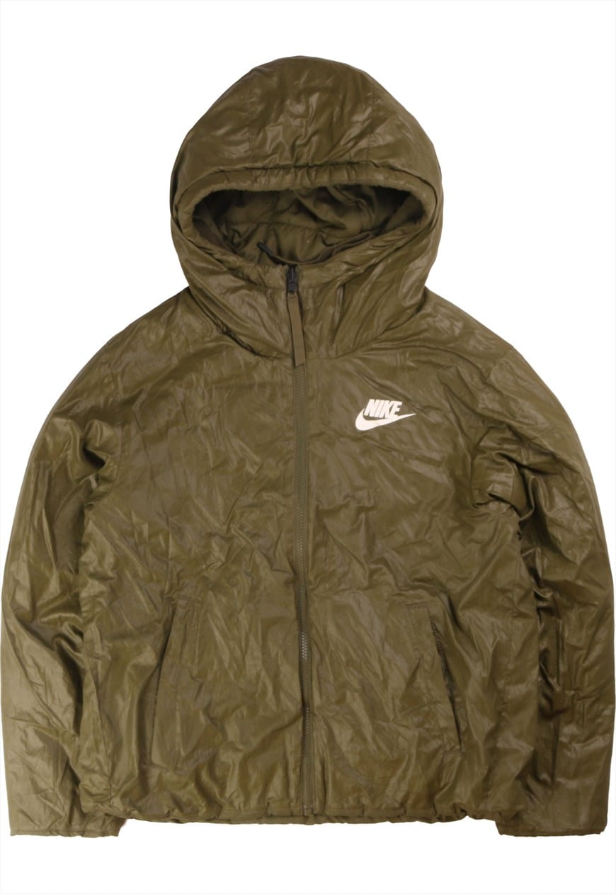 Nike shut out hooded jacket clearance green