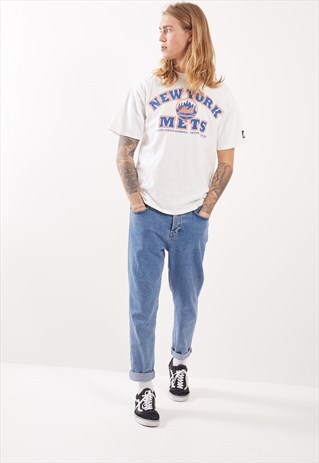 VINTAGE NEW YORK METS GRAPHIC PRINT T-SHIRT