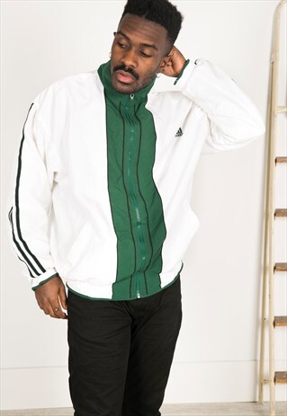 VINTAGE 80S USA ADIDAS SHELL SPORT JACKET