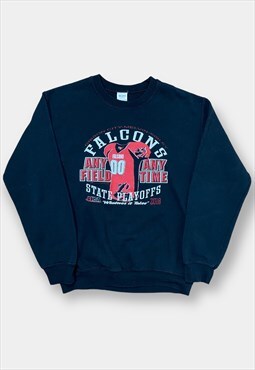 Men's Vintage Gibson city falcons black American sweatshirt